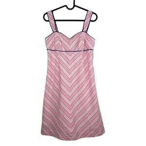 Lilly Pulitzer Pink and White Striped Dress